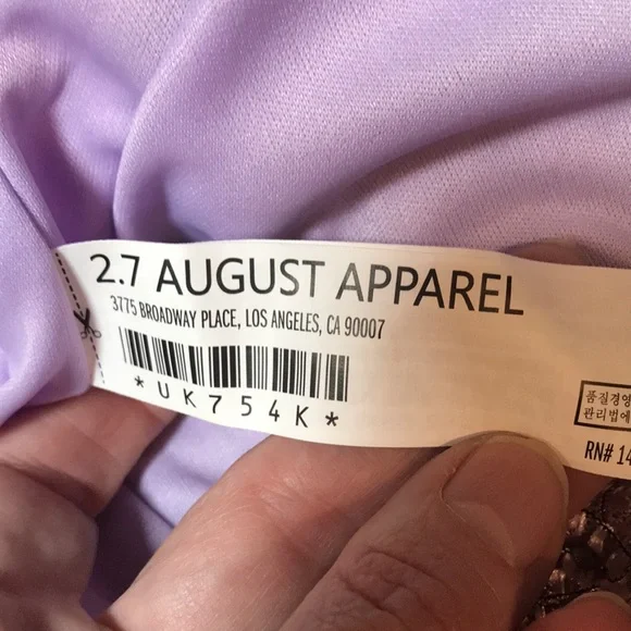 NWT Revolve 2 PIECE Endless Rose Fringe Skirt Set in Purple Size Small - Picture 14 of 14